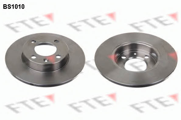 FTE BS1010 Rear brake disc, non-ventilated BS1010