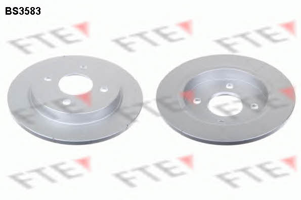 FTE BS3583 Rear brake disc, non-ventilated BS3583