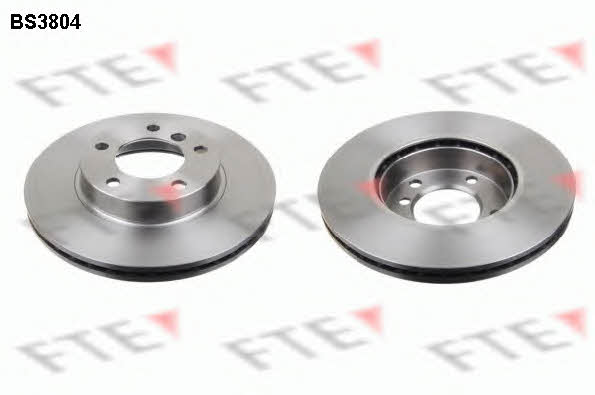 FTE BS3804 Front brake disc ventilated BS3804