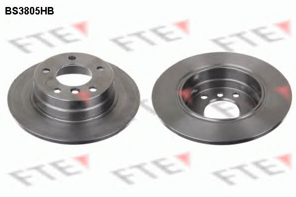 FTE BS3805HB Rear brake disc, non-ventilated BS3805HB