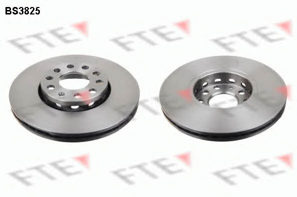 FTE BS3825 Front brake disc ventilated BS3825