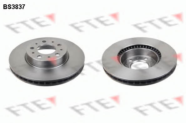 FTE BS3837 Front brake disc ventilated BS3837