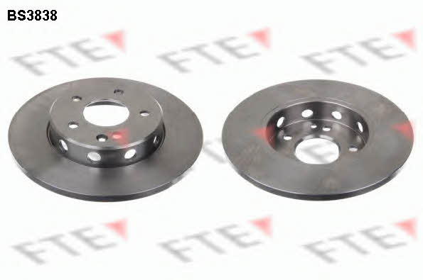 FTE BS3838 Unventilated front brake disc BS3838