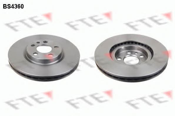 FTE BS4360 Front brake disc ventilated BS4360