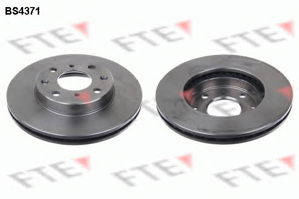 FTE BS4371 Front brake disc ventilated BS4371