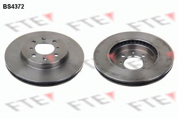 FTE BS4372 Front brake disc ventilated BS4372