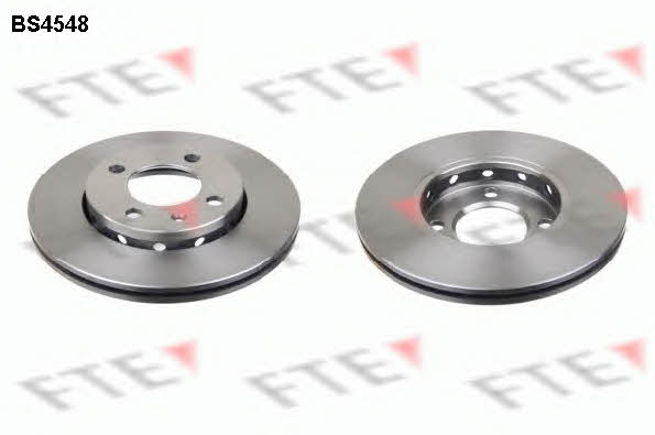 FTE BS4548 Front brake disc ventilated BS4548