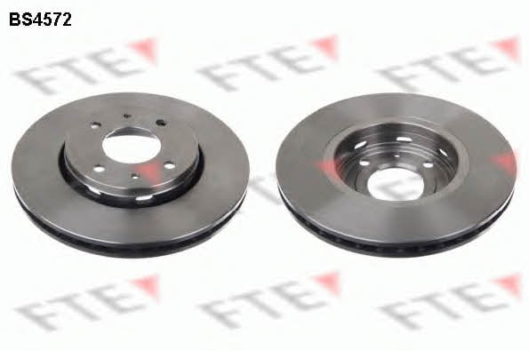 FTE BS4572 Front brake disc ventilated BS4572
