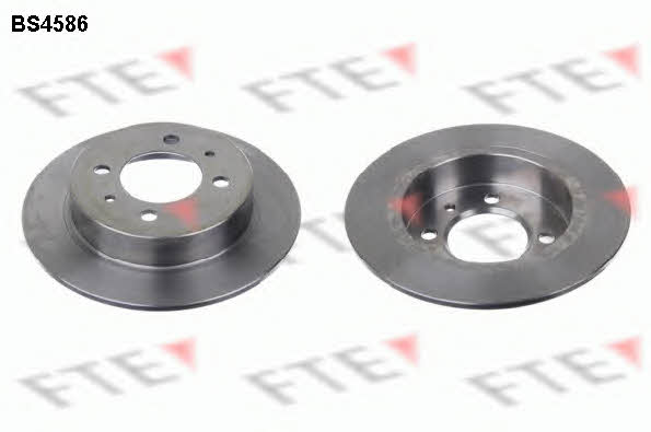 FTE BS4586 Rear brake disc, non-ventilated BS4586