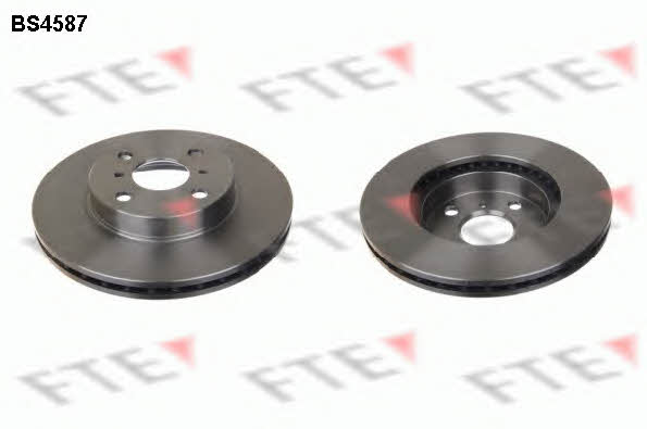 FTE BS4587 Front brake disc ventilated BS4587
