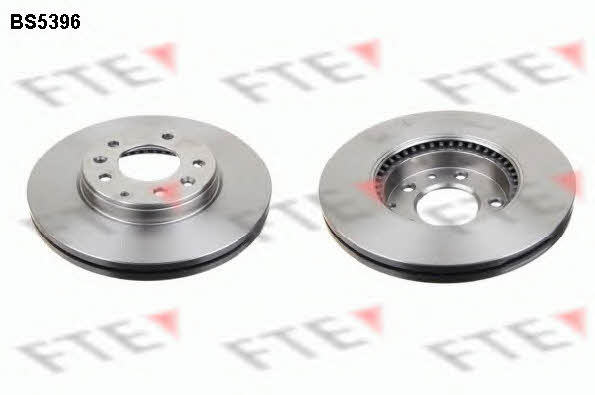 FTE BS5396 Front brake disc ventilated BS5396