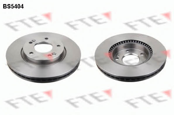 FTE BS5404 Front brake disc ventilated BS5404