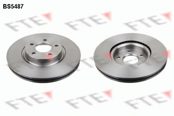 FTE BS5487 Front brake disc ventilated BS5487