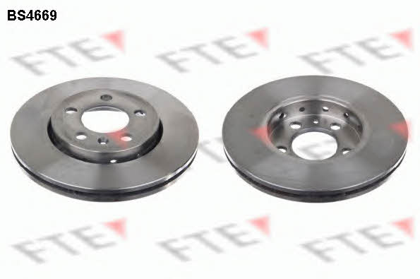FTE BS4669 Front brake disc ventilated BS4669