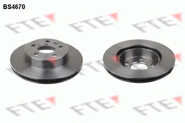 FTE BS4670 Front brake disc ventilated BS4670