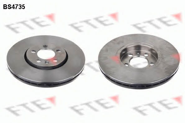 FTE BS4735 Front brake disc ventilated BS4735