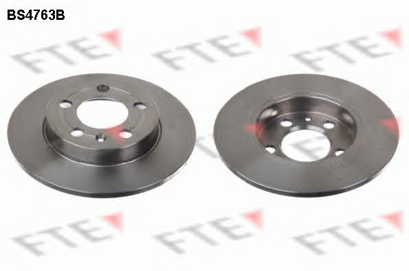 FTE BS4763B Rear brake disc, non-ventilated BS4763B
