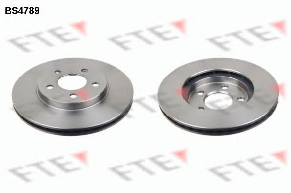 FTE BS4789 Front brake disc ventilated BS4789