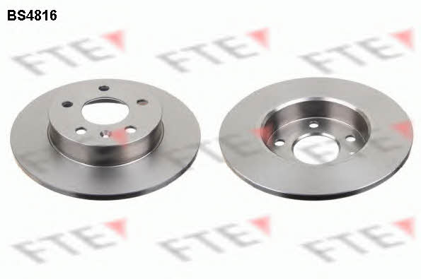 FTE BS4816 Rear brake disc, non-ventilated BS4816