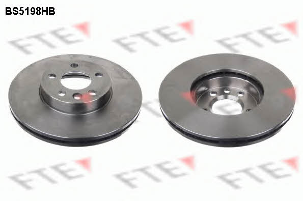 FTE BS5198HB Front brake disc ventilated BS5198HB