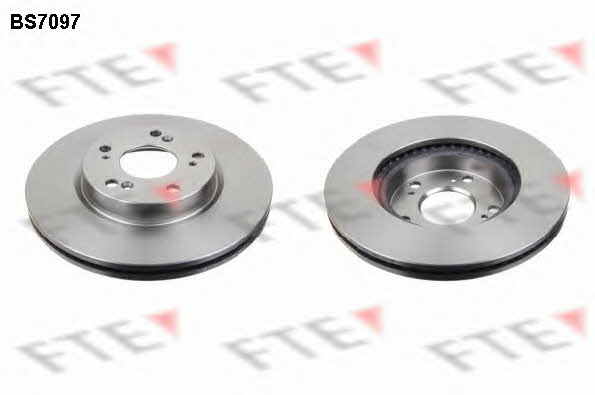 FTE BS7097 Front brake disc ventilated BS7097