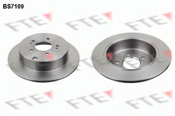 FTE BS7109 Rear brake disc, non-ventilated BS7109