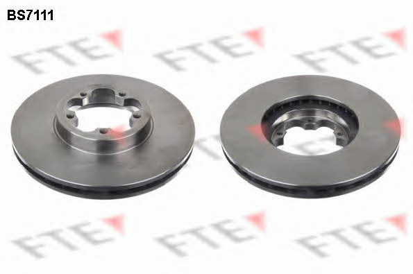 FTE BS7111 Front brake disc ventilated BS7111