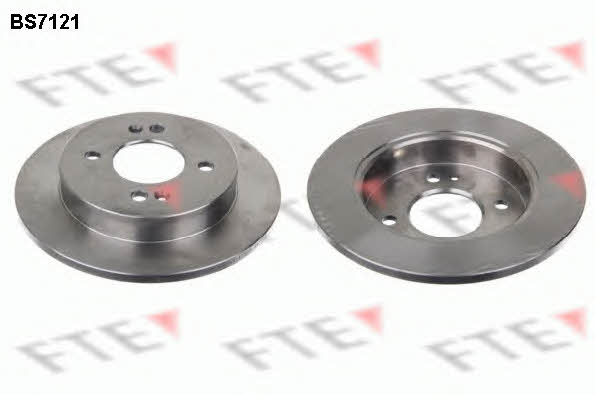 FTE BS7121 Rear brake disc, non-ventilated BS7121