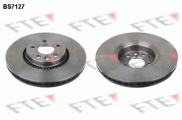 FTE BS7127 Front brake disc ventilated BS7127