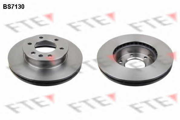 FTE BS7130 Front brake disc ventilated BS7130