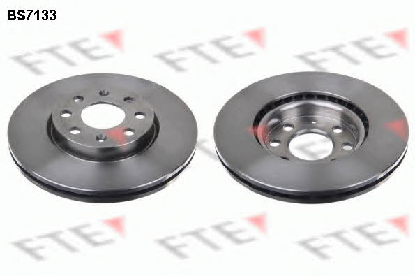 FTE BS7133 Front brake disc ventilated BS7133
