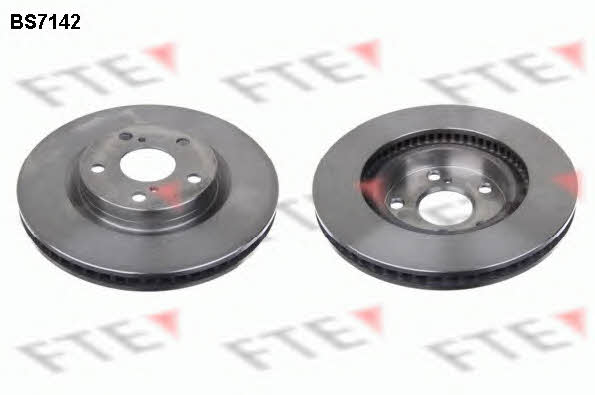FTE BS7142 Front brake disc ventilated BS7142