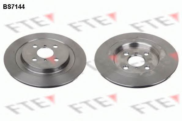 FTE BS7144 Rear brake disc, non-ventilated BS7144