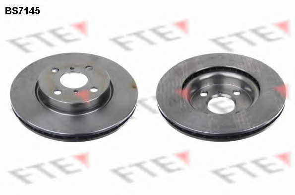 FTE BS7145 Front brake disc ventilated BS7145
