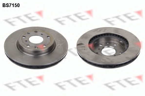 FTE BS7150 Front brake disc ventilated BS7150