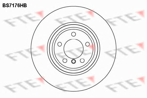 FTE BS7176HB Brake disc BS7176HB