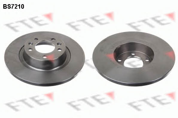 FTE BS7210 Rear brake disc, non-ventilated BS7210