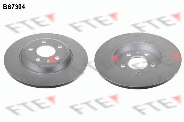 FTE BS7304 Rear brake disc, non-ventilated BS7304