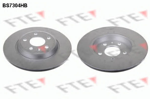FTE BS7304HB Rear brake disc, non-ventilated BS7304HB