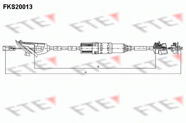 FTE FKS20013 Clutch cable FKS20013