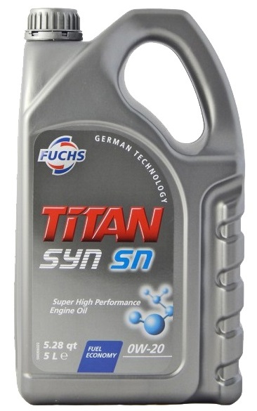 Fuchs 600933715 Engine oil Fuchs Titan Syn Sn 0W-20, 5L 600933715