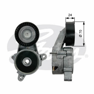 Gates V-ribbed belt tensioner (drive) roller – price 191 PLN
