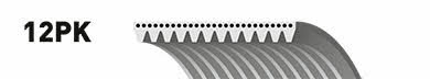 Gates 12PK1815ES Poly-V belt 12PK1815 12PK1815ES 12PK1815ES Gates Poly-V belt 12PK1815