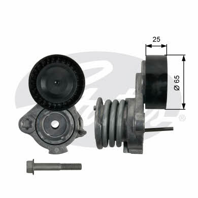 Gates V-ribbed belt tensioner (drive) roller – price 210 PLN