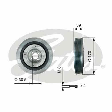 Gates Pulley crankshaft – price [object Object] PLN