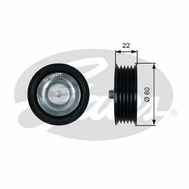 Drive belt tensioner pulley Gates T36473