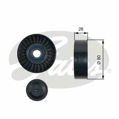 Gates V-ribbed belt tensioner (drive) roller – price 47 PLN