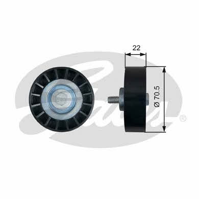 Gates T36607 V-ribbed belt tensioner (drive) roller T36607