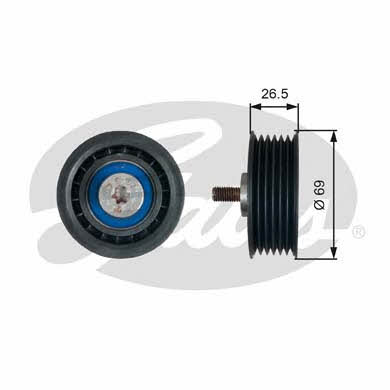 Gates V-ribbed belt tensioner (drive) roller – price 60 PLN