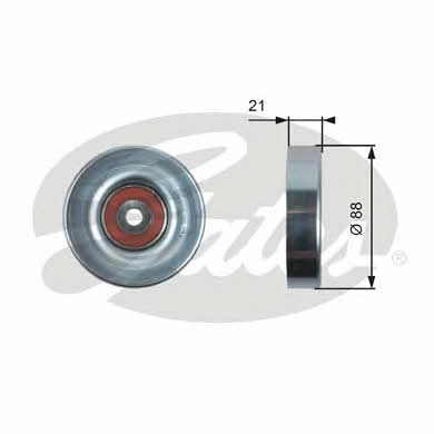 Gates T36395 V-ribbed belt tensioner (drive) roller T36395